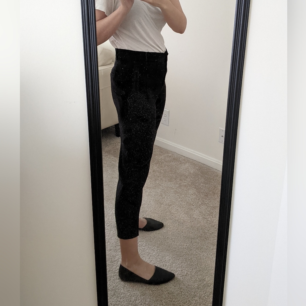 M.M.Lafleur cropped black pants, size 10